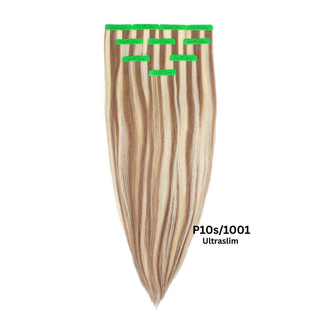 europ. 50 cm lange Echthaar Tape on´s + Ultraslim Tape on´s – Bild 21